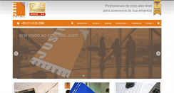 Desktop Screenshot of contabiljusti.com.br